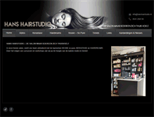 Tablet Screenshot of hanshairstudio.nl